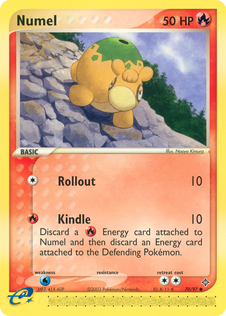 Numel 70/97 Common | Dragon | Pokemon Card
