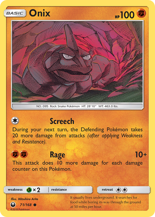 Onix 71/168 Common | Celestial Storm | Pokemon Card