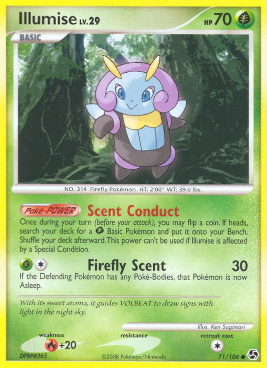 Illumise 71/106 Common | Great Encounters | Pokemon Card