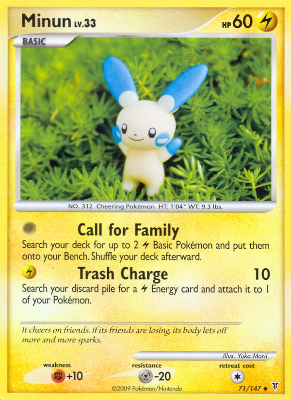Minun 71/147 Uncommon | Supreme Victors | Pokemon Card