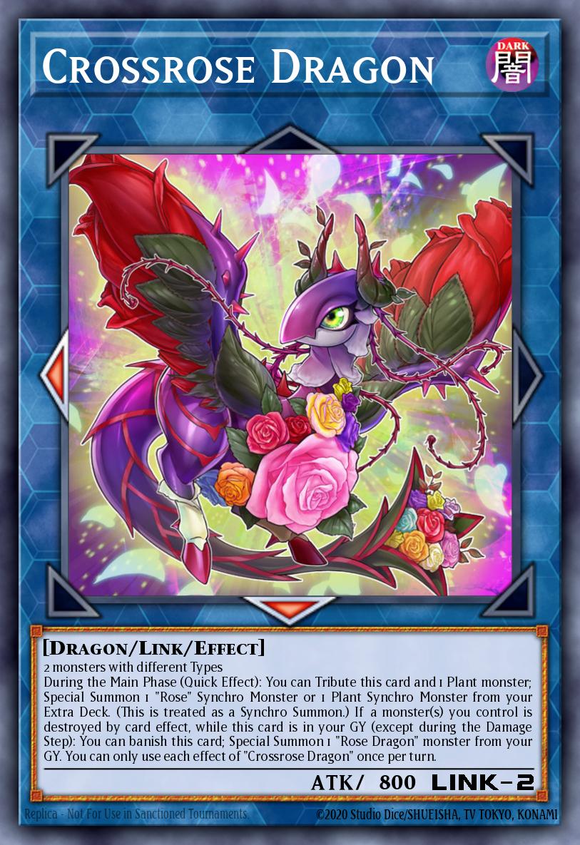 yugioh rose dragon cards Crossrose Dragon - LDS2-EN114 Ultra Rare