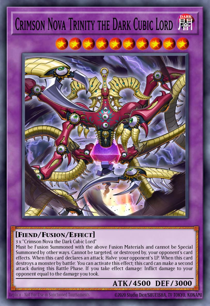 Crimson Nova Trinity the Dark Cubic Lord - MVP1-EN040 Ultra Rare