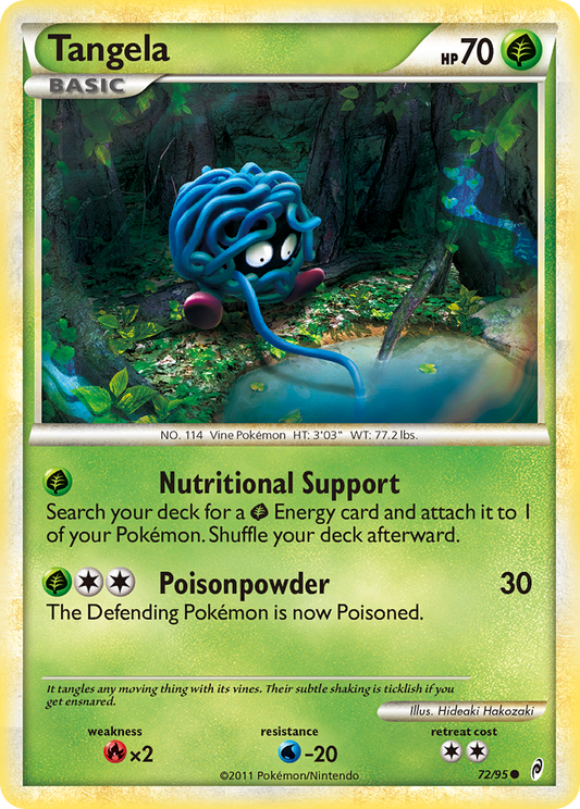 Tangela 72/95 Common | Call of Legends | Pokemon Card