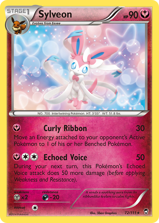 Sylveon 72/111 Rare | Furious Fists | Pokemon Card