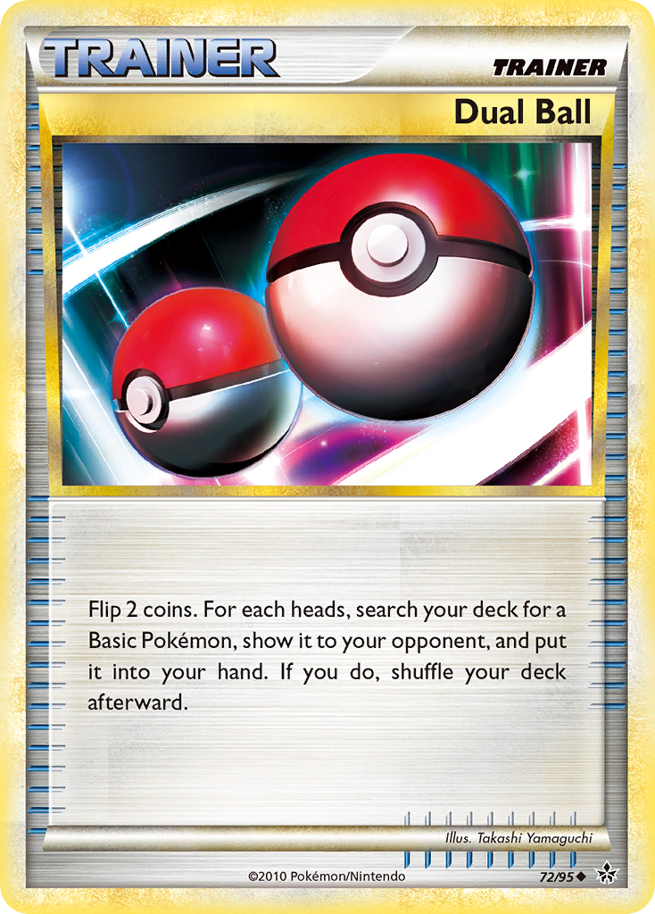Dual Ball 72/95 Uncommon | HS—Unleashed | Pokemon Card