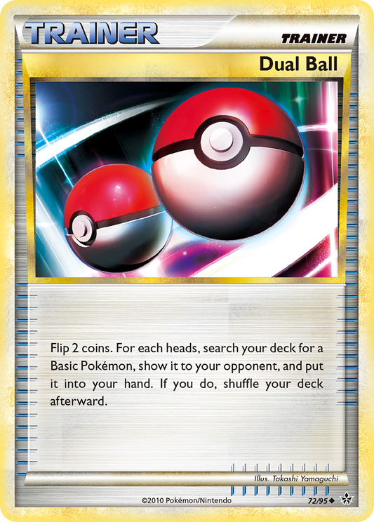 Dual Ball 72/95 Uncommon | HS—Unleashed | Pokemon Card