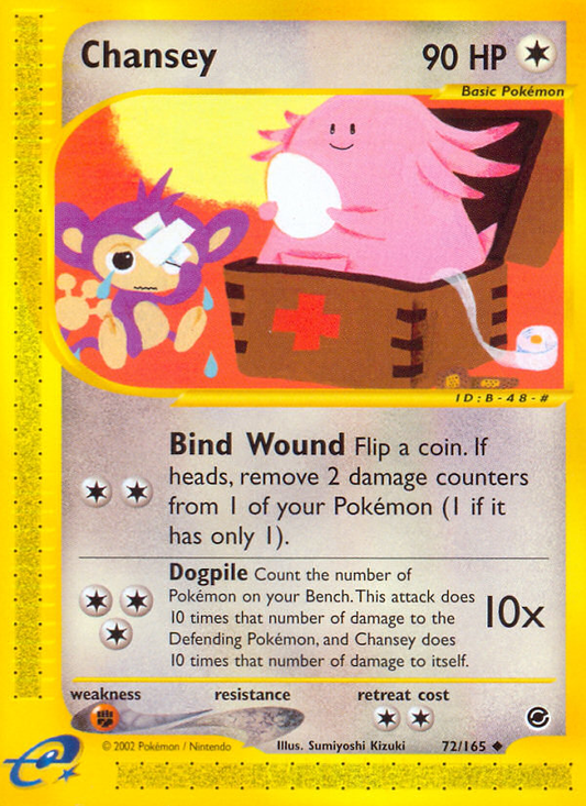 Chansey 72/165 Uncommon | Expedition Base Set | Pokemon Card