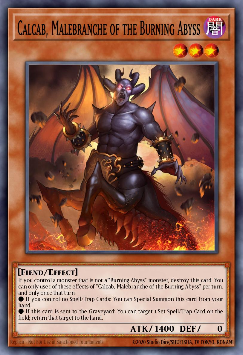 Calcab, Malebranche of the Burning Abyss - NECH-EN084 Rare | Yu-Gi-Oh!   Brickheads Collectables