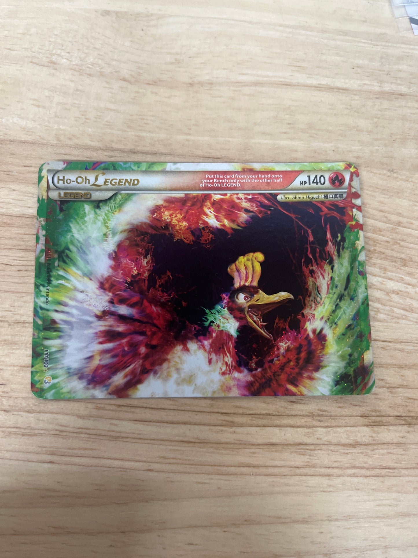 Ho-Oh LEGEND 111/123 LEGEND | HeartGold & SoulSilver | Pokemon Card