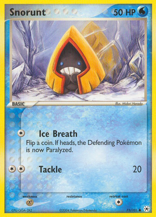 Snorunt 73/101 Common | Hidden Legends | Pokemon Card