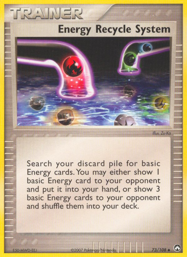 Energy Recycle System 73/108 Uncommon | Power Keepers | Pokemon Card