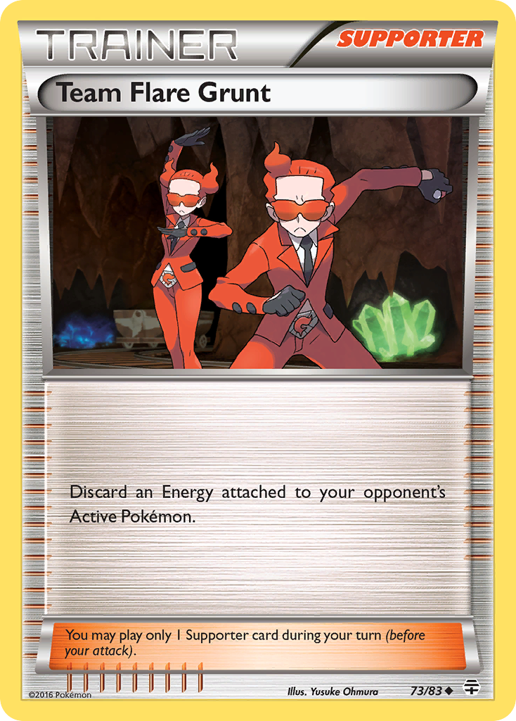 Team Flare Grunt 73/83 Uncommon | Generations | Pokemon Card
