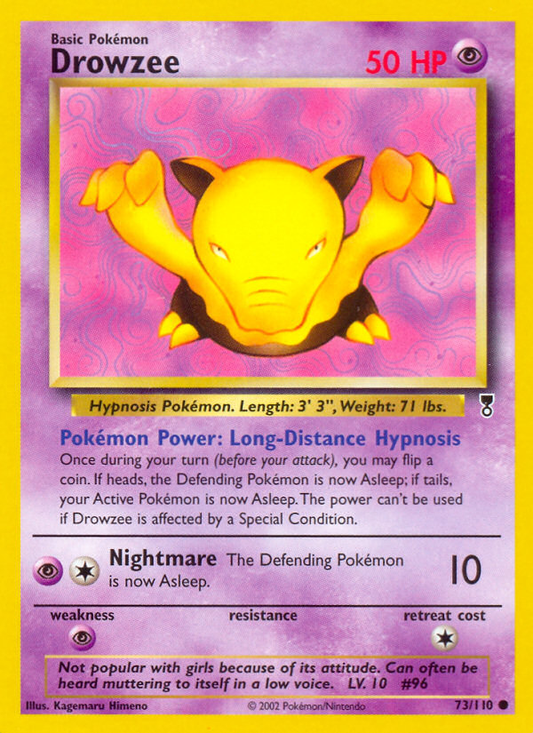 Drowzee 73/110 Common | Legendary Collection | Pokemon Card