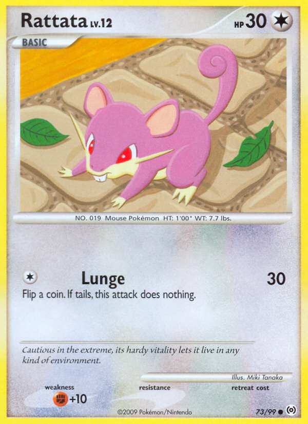 Rattata 73/99 Common | Arceus | Pokemon Card