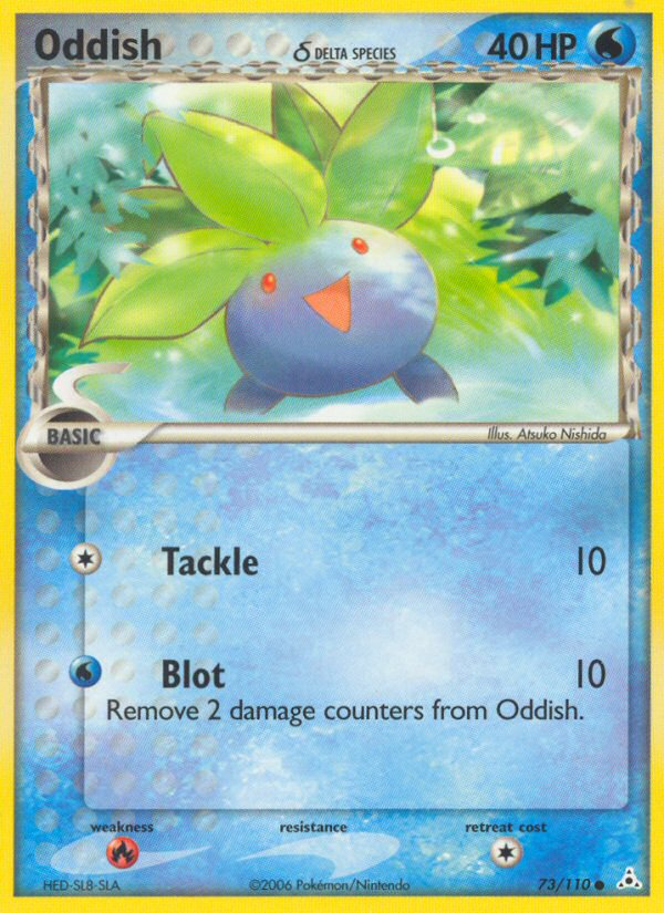 Oddish δ 73/110 Common | Holon Phantoms | Pokemon Card