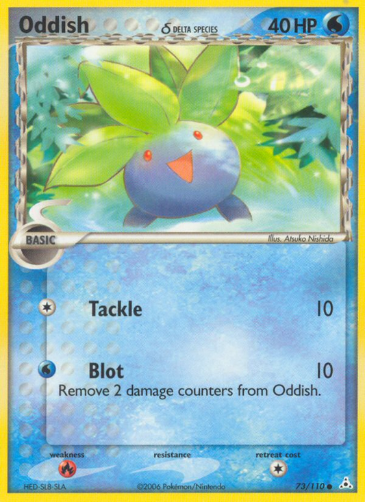 Oddish δ 73/110 Common | Holon Phantoms | Pokemon Card