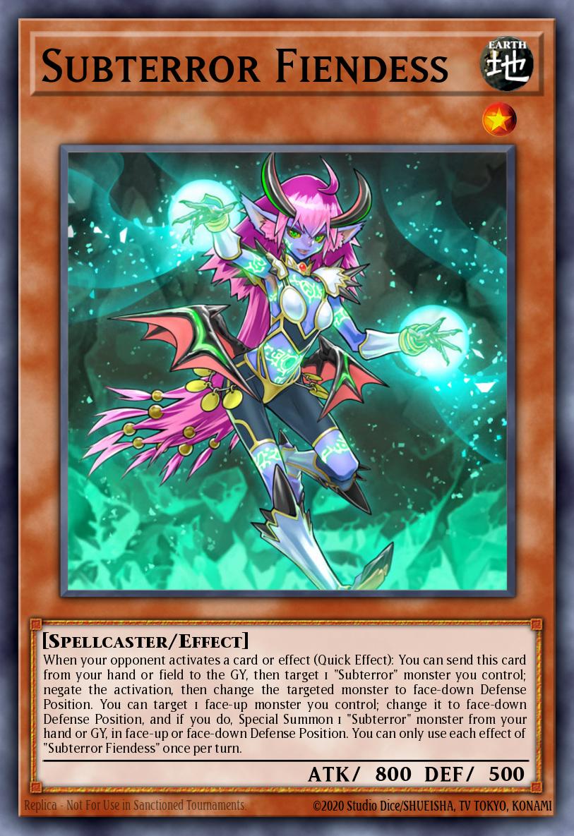 Subterror Fiendess - MACR-EN082 Super Rare