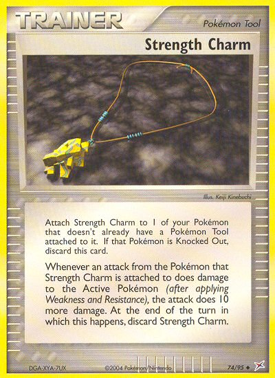 Strength Charm 74/95 Uncommon | Team Magma vs Team Aqua | Pokemon Card