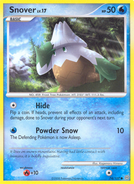 Snover 74/100 Common | Stormfront | Pokemon Card