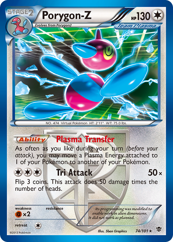 Buy Porygon-Z Rare | Plasma Blast | Pokemon Card Australia  Brickheads  Collectables