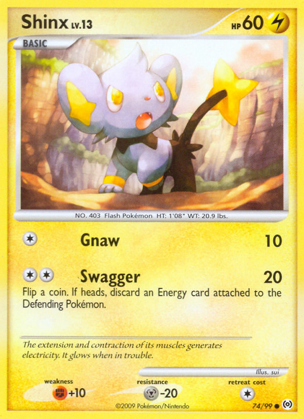 Shinx 74/99 Common | Arceus | Pokemon Card