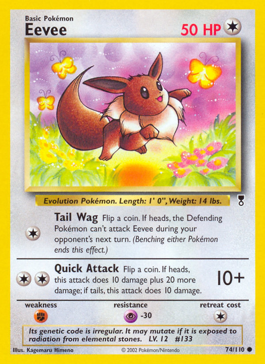 Eevee 74/110 Common | Legendary Collection | Pokemon Card