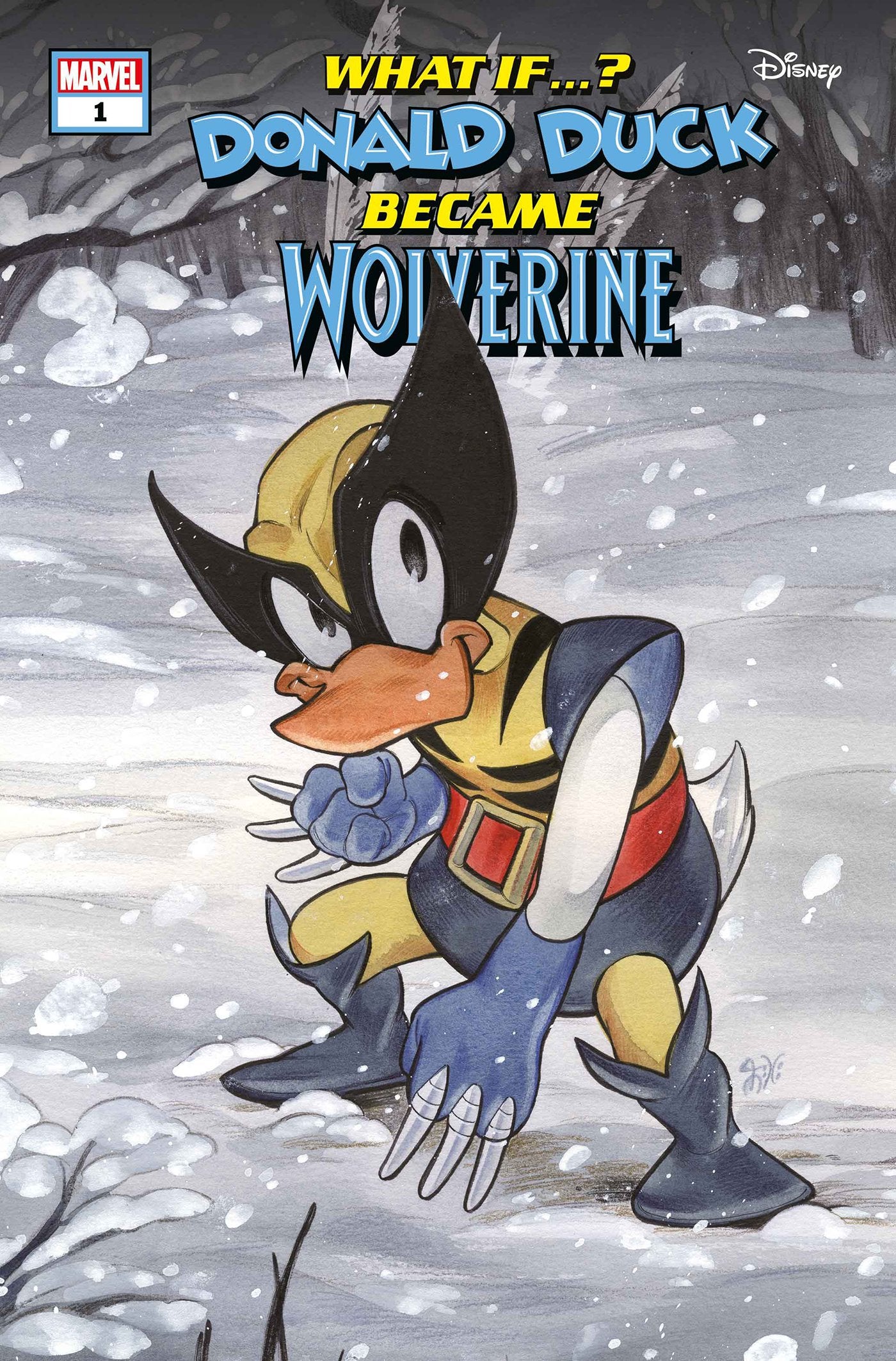 Marvel & Disney: What If...? Donald Duck Became Wolverine #1 | Standard | Marvel Comics | NEW Comic Book