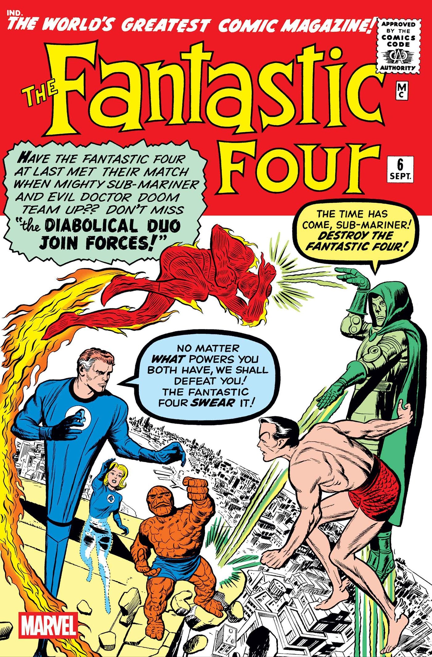Fantastic Four #6 Facsimile Edition | Standard | Marvel Comics | NEW Comic Book