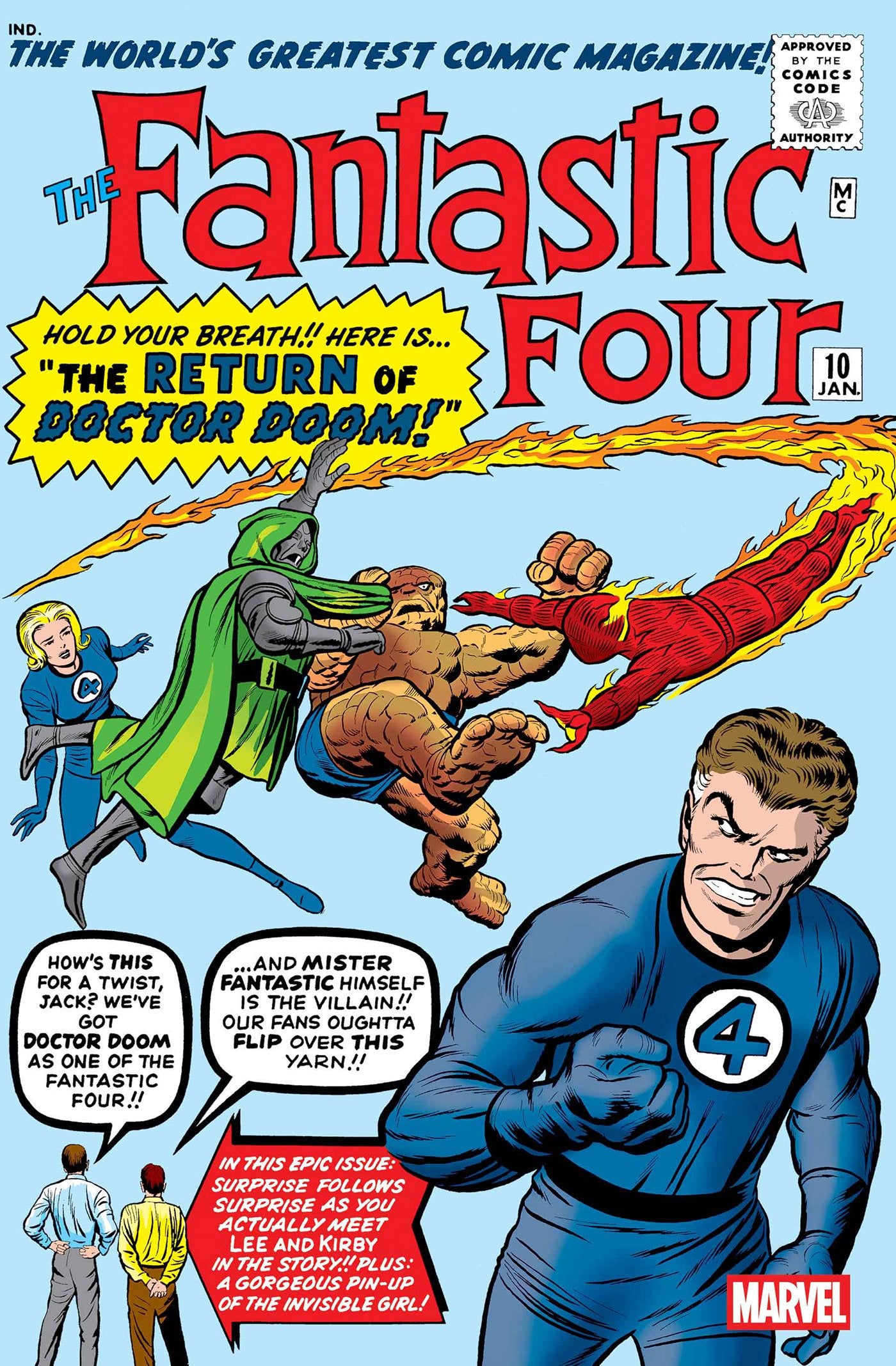 Fantastic Four #10 Facsimile Edition | Standard | Marvel Comics | NEW Comic Book