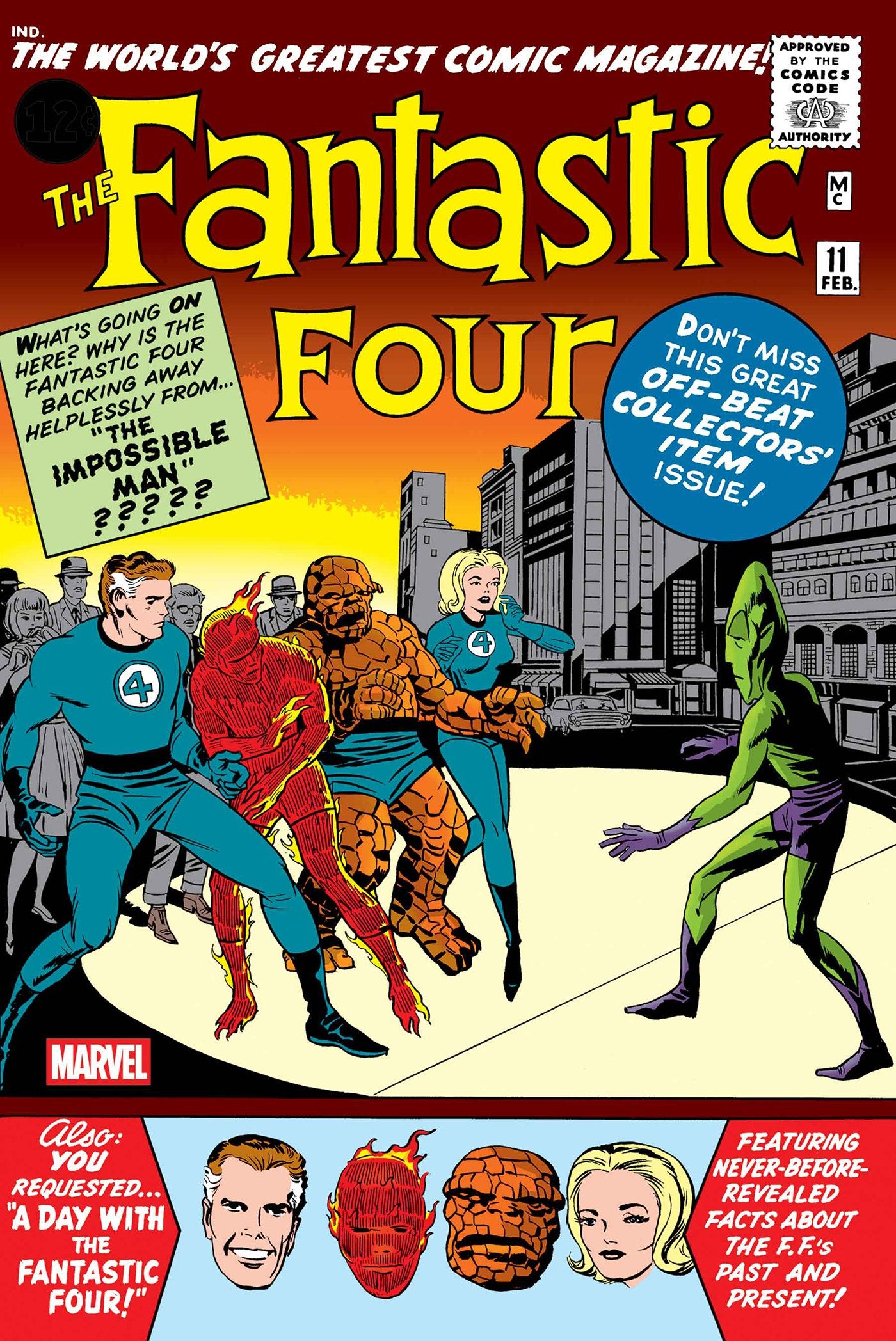 Fantastic Four #11 Facsimile Edition | Standard | Marvel Comics | NEW Comic Book