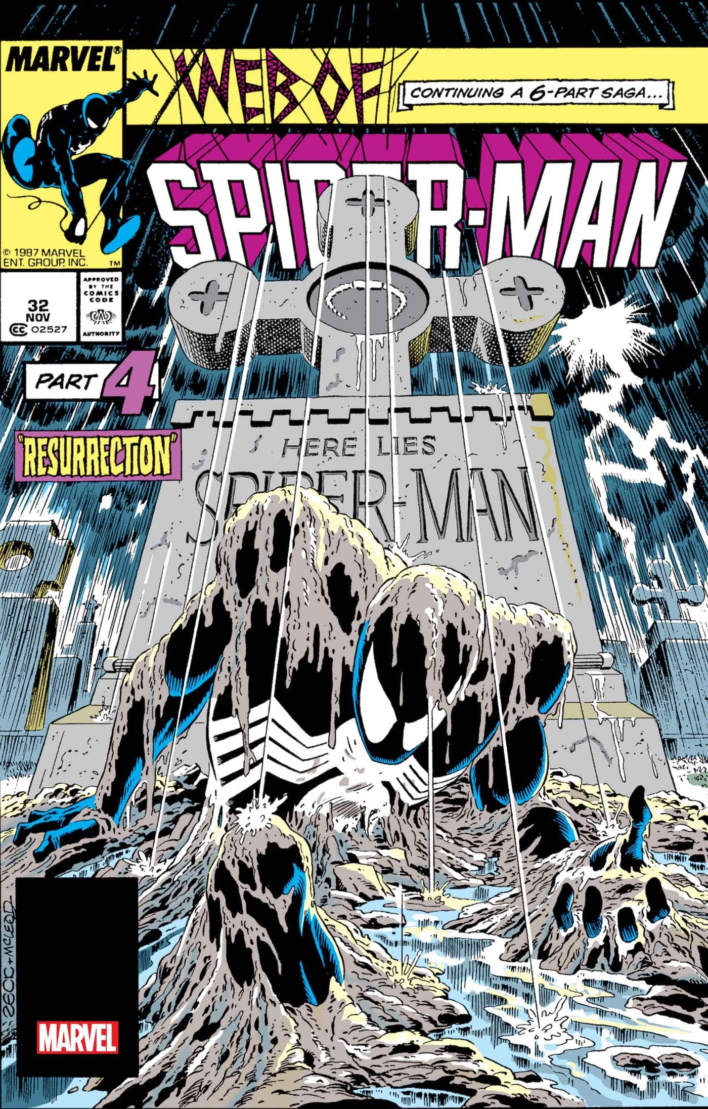 Web Of Spider-Man #32 Facsimile Edition | Standard | Marvel Comics | NEW Comic Book