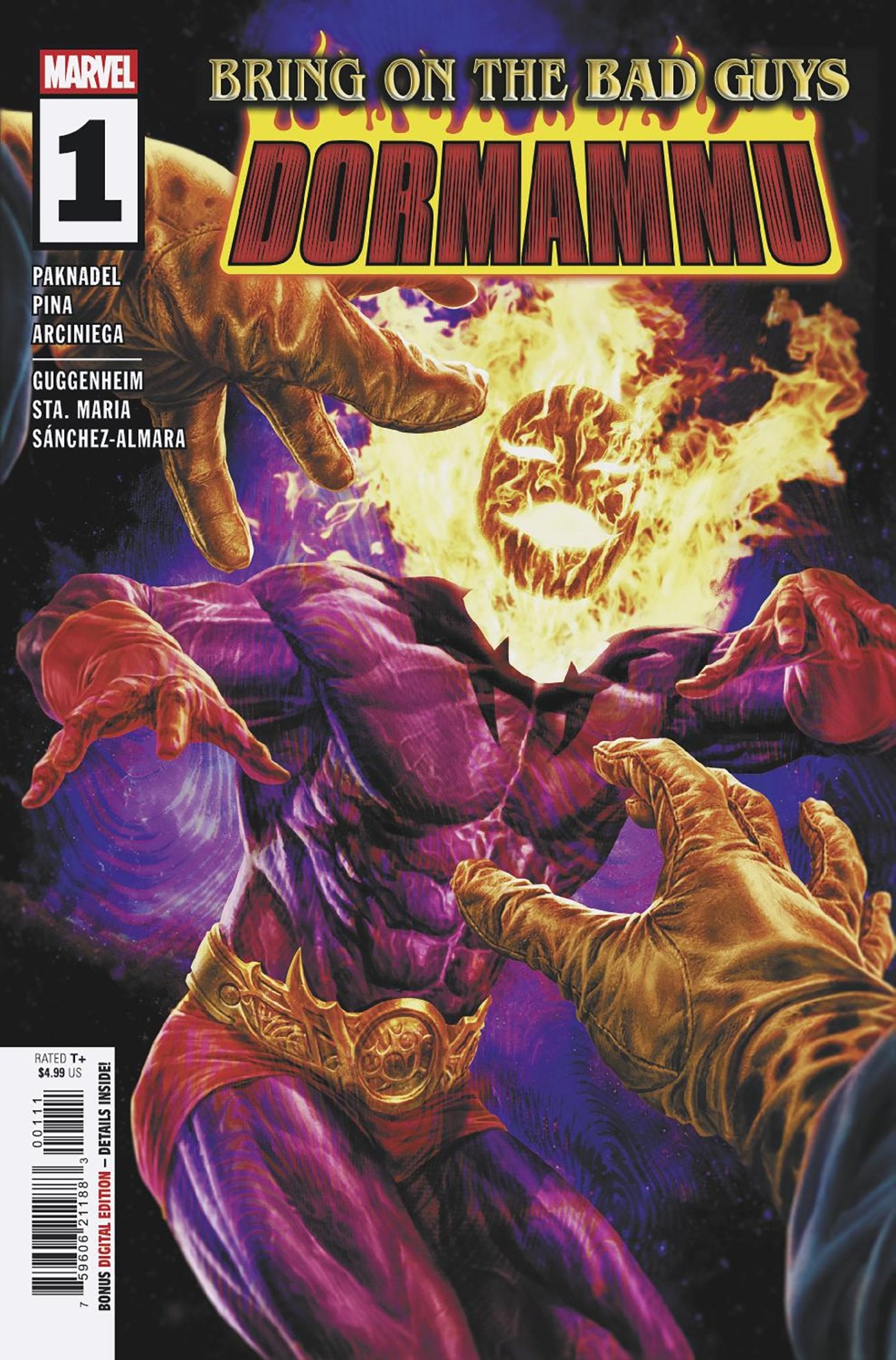 Bring On The Bad Guys: Dormammu #1 | Standard | Marvel Comics | NEW Comic Book