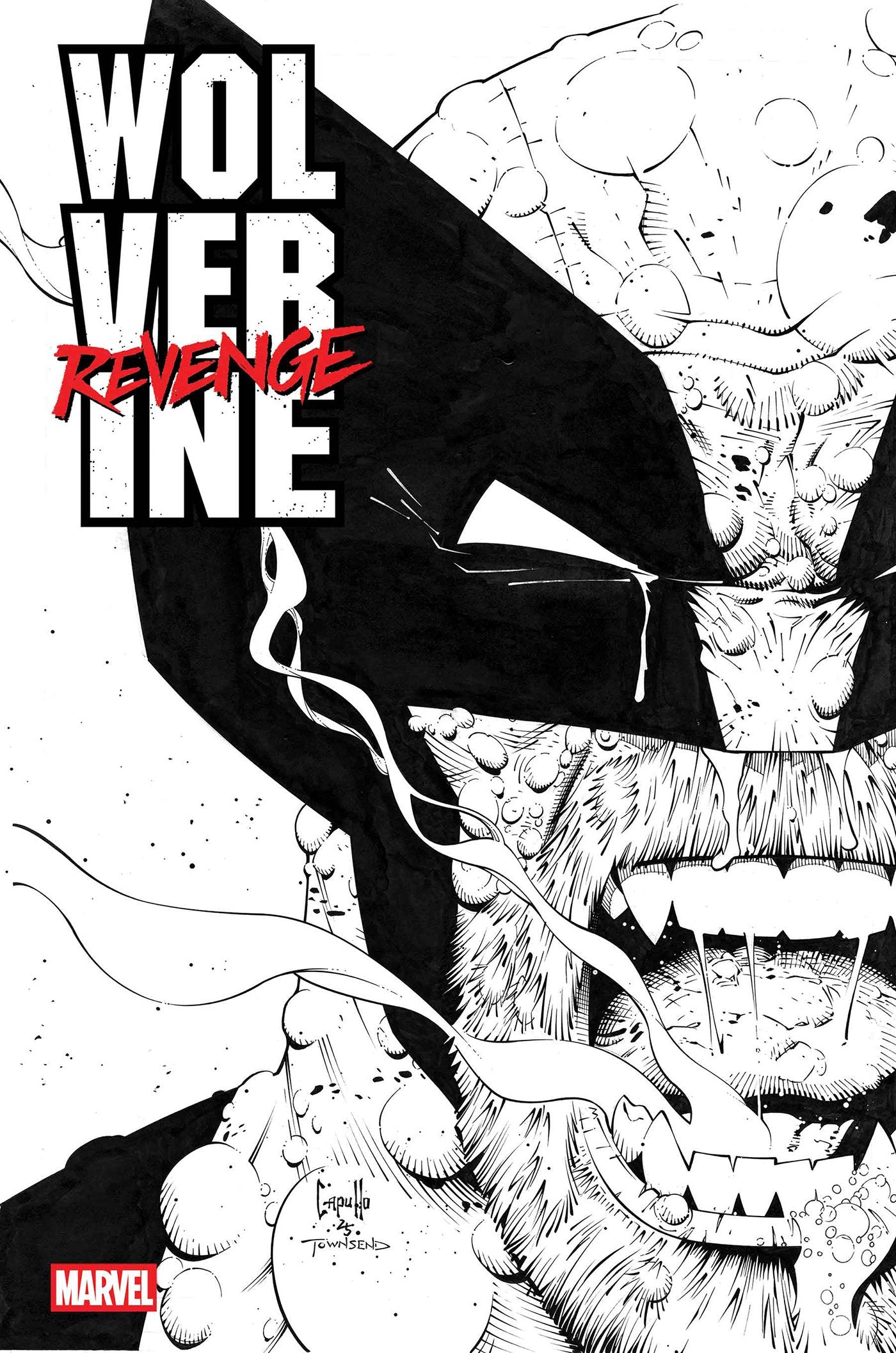 Wolverine: Revenge - Red Band: Raw - Black & White Edition #4 | Standard | Marvel Comics | NEW Comic Book