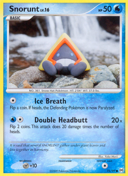 Snorunt 75/99 Common | Arceus | Pokemon Card