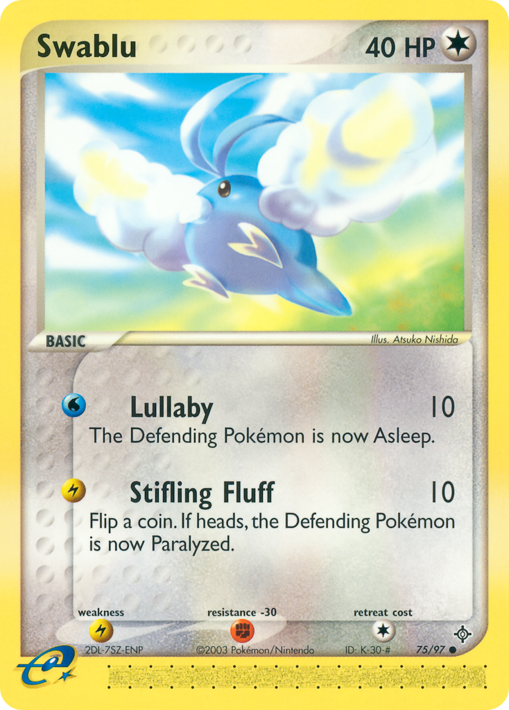 Swablu 75/97 Common | Dragon | Pokemon Card