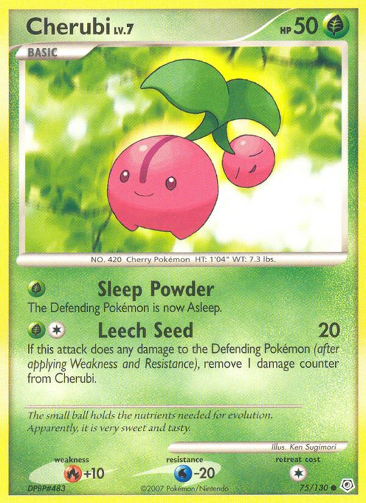 Cherubi 75/130 Common | Diamond & Pearl | Pokemon Card