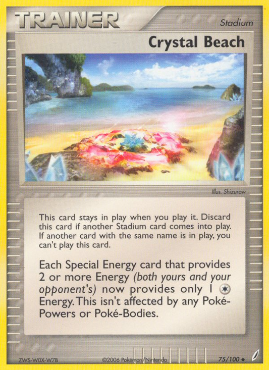 Crystal Beach 75/100 Uncommon | Crystal Guardians | Pokemon Card