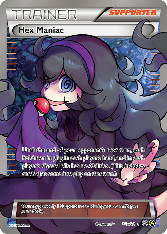 Hex Maniac 75a/98 Rare Ultra | Ancient Origins | Pokemon Card
