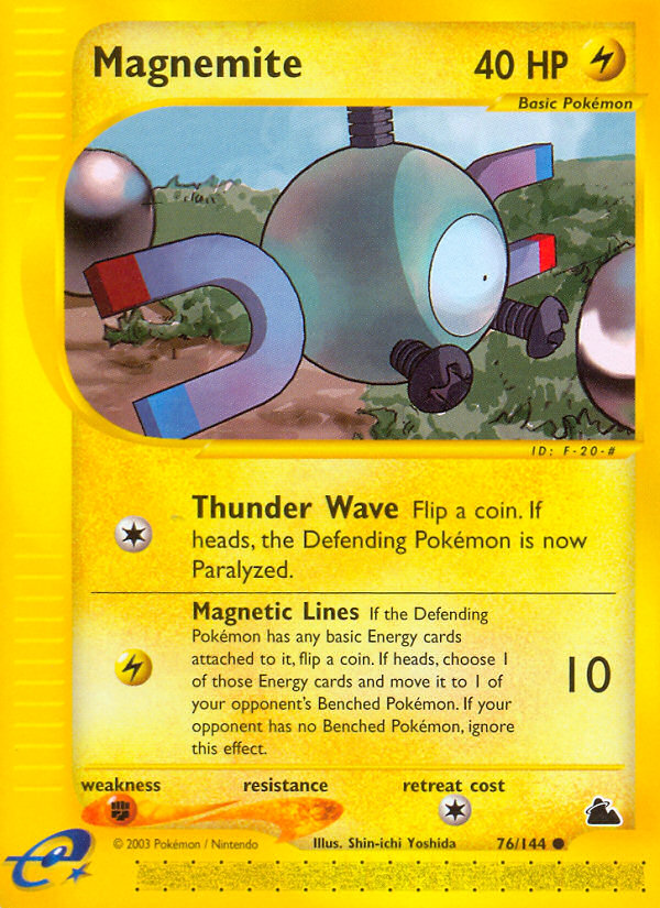 Magnemite 76/144 Common | Skyridge | Pokemon Card