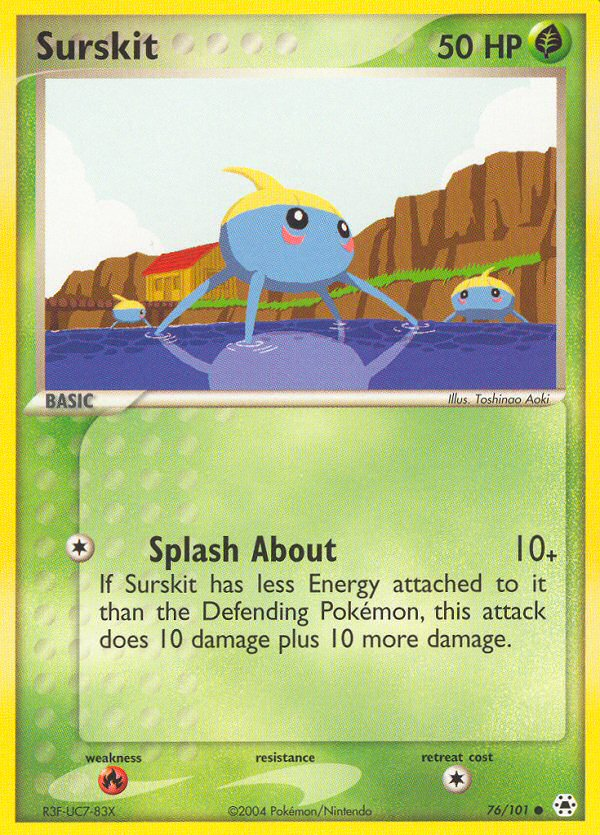 Surskit 76/101 Common | Hidden Legends | Pokemon Card