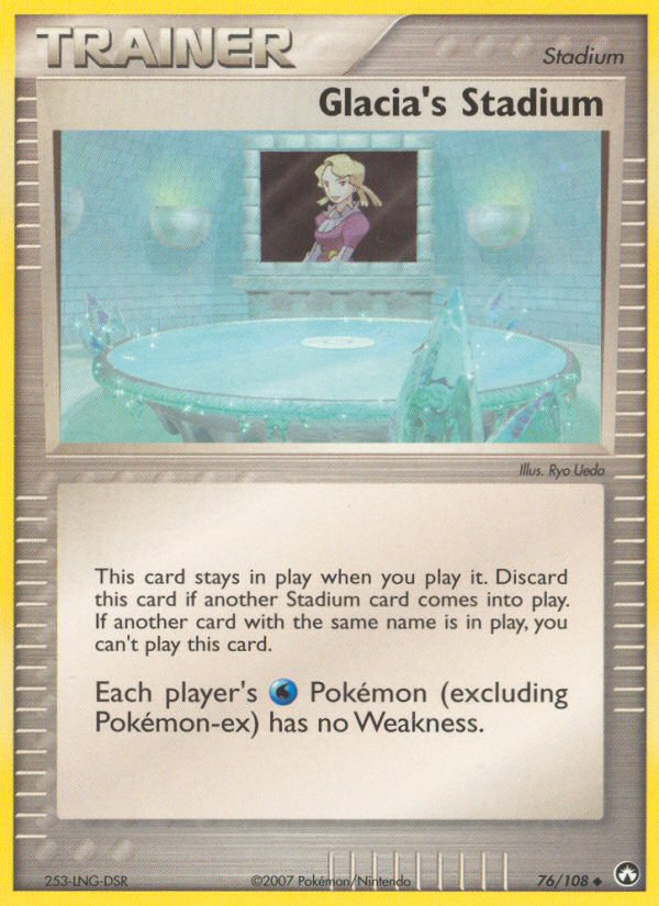 Glacia's Stadium 76/108 Uncommon | Power Keepers | Pokemon Card
