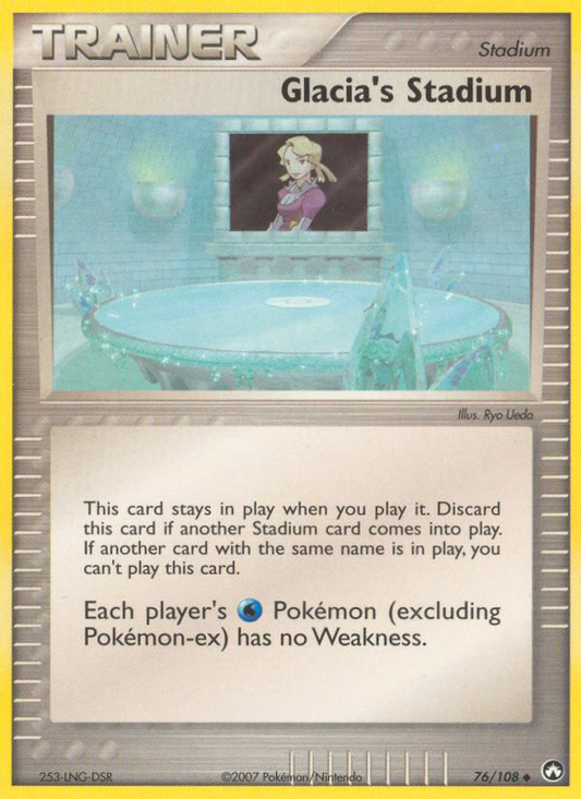 Glacia's Stadium 76/108 Uncommon | Power Keepers | Pokemon Card