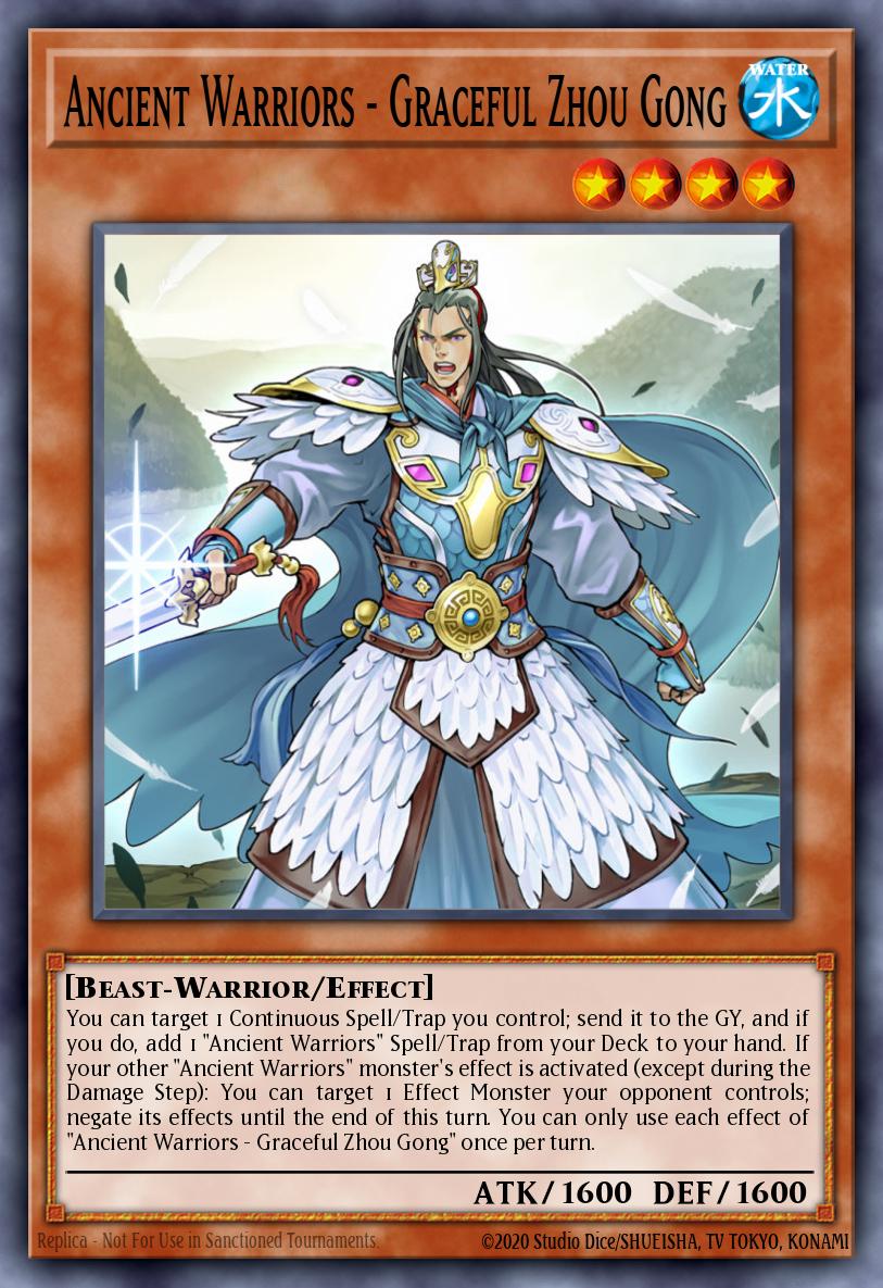 Ancient Warriors Graceful Zhou Gong - IGAS-EN009 Rare | Yu-Gi-Oh! Card