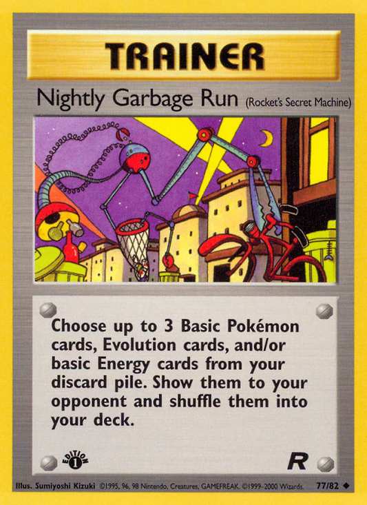 Nightly Garbage Run 77/82 Uncommon | Team Rocket | Pokemon Card