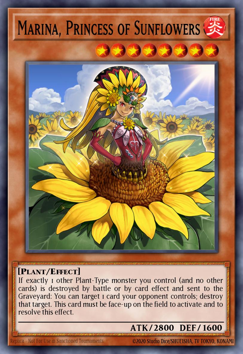 Marina, Princess of Sunflowers - SHSP-EN040 Super Rare