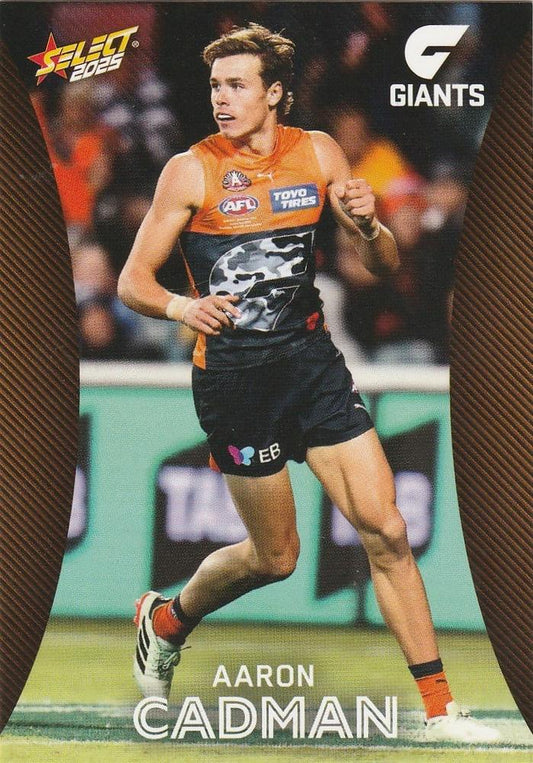 Aaron Cadman #78 Greater Western Sydney Giants | 2025 Select AFL Footy Stars | Trading Card