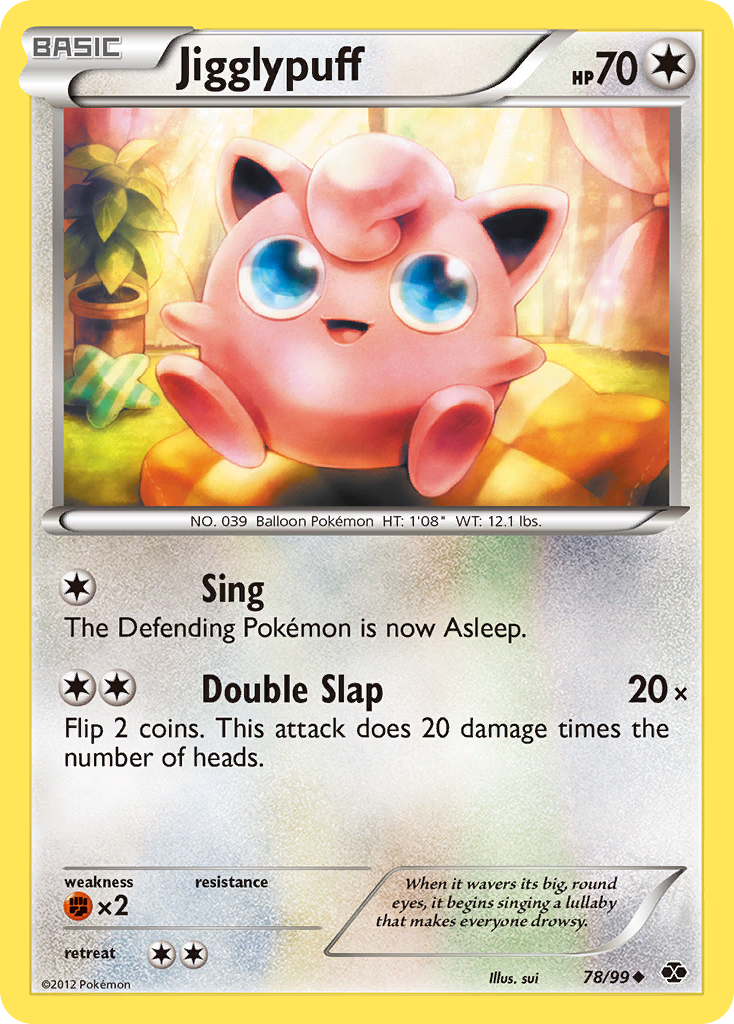 Jigglypuff 78/99 Uncommon | Next Destinies | Pokemon Card