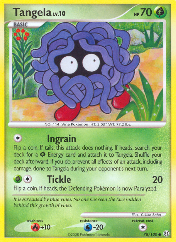 Tangela 78/100 Common | Stormfront | Pokemon Card