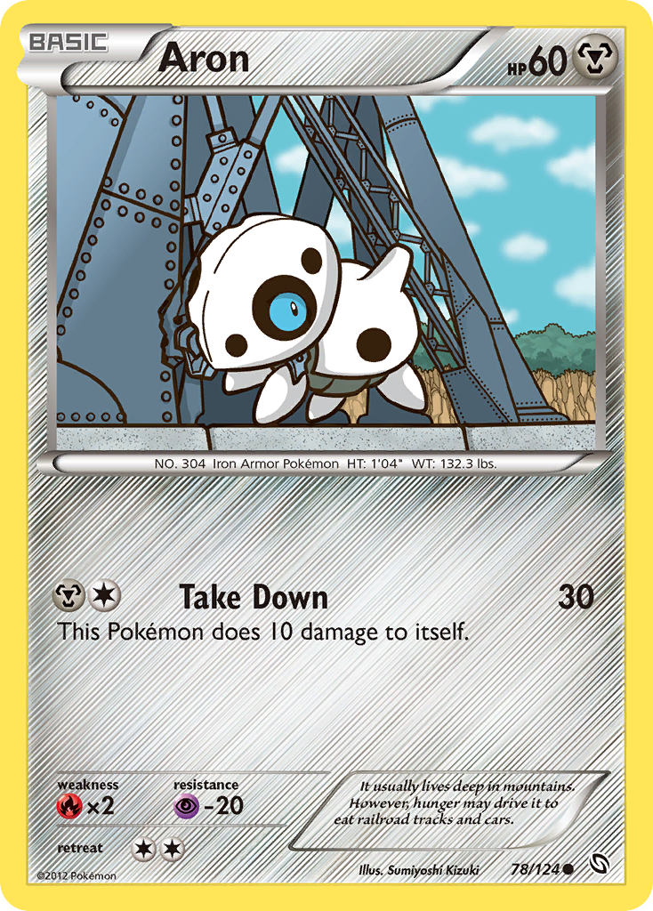 Aron 78/124 Common | Dragons Exalted | Pokemon Card