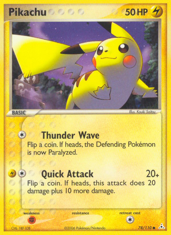Pikachu 78/110 Common | Holon Phantoms | Pokemon Card
